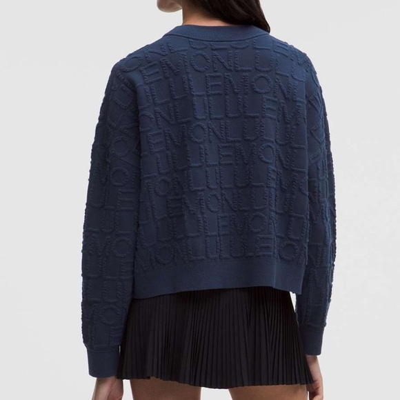 Lululemon Cotton-Blend Jacquard Crewneck Sweater NWT Size XS - Picture 3 of 8